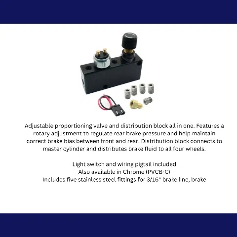 Adjustable Proportioning Valve + Distribution Block PVC-B